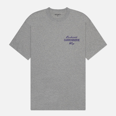 Мужская футболка Carhartt WIP Mechanics, цвет серый, размер S