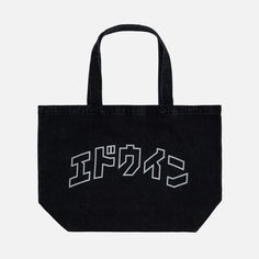 Сумка Edwin Denim Shopper Pembroke Black Denim 13.56 Oz, цвет чёрный