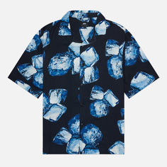 Мужская рубашка Edwin Ice Cube All Over Print Twill, цвет синий, размер S