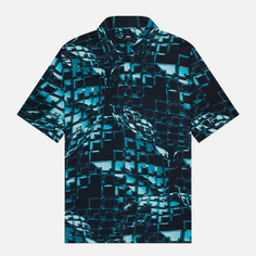 Мужская рубашка Edwin World Of Tomorrow All Over Print Twill, цвет синий, размер S
