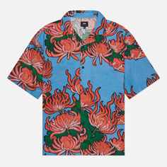 Мужская рубашка Edwin Kiku All Over Print Cretonne, цвет голубой, размер S