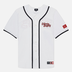 Мужская рубашка Edwin Edwin Baseball Mesh, цвет белый, размер S