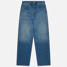 Мужские джинсы Edwin Wide Kaihara Indigo Lightweight Red Selvage 10.5 Oz, цвет голубой, размер 28/32