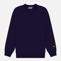Мужская толстовка Carhartt WIP Chase, цвет фиолетовый, размер S