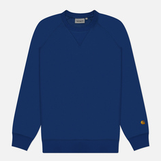 Мужская толстовка Carhartt WIP Chase, цвет синий, размер S