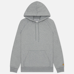 Мужская толстовка Carhartt WIP Hooded Chase, цвет серый, размер S