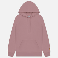 Мужская толстовка Carhartt WIP Hooded Chase, цвет розовый, размер S