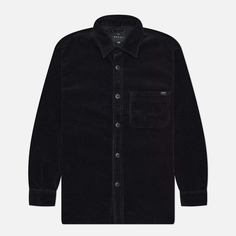 Мужская рубашка Edwin Ander Corduroy, цвет чёрный, размер S