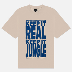 Мужская футболка Edwin Keep It Real, цвет бежевый, размер S