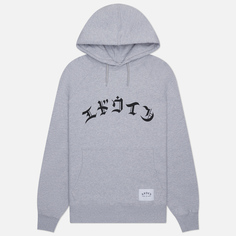 Мужская толстовка Edwin High Life Low Levels Hoodie, цвет серый, размер S