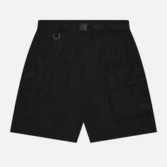 Мужские шорты Y-3 Nylon Twill, цвет чёрный, размер S