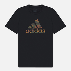 Мужская футболка adidas Originals Camo Badge Of Sport Graphic, цвет чёрный, размер S