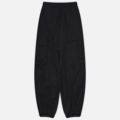 Женские брюки Y-3 Washed Twill, цвет чёрный, размер XS