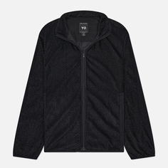 Мужская олимпийка Y-3 Waffle Warp Knit Track Top, цвет чёрный, размер S