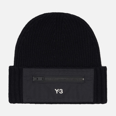 Шапка Y-3 Patch Zip Pocket, цвет чёрный