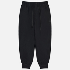 Мужские брюки Y-3 Wool Flannel Cuffed Joggers, цвет чёрный, размер S
