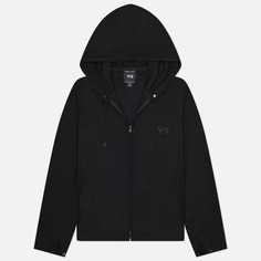 Мужская толстовка Y-3 Flannel Hoodie, цвет чёрный, размер S
