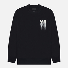 Мужская толстовка Y-3 Graphic Crew, цвет чёрный, размер XS