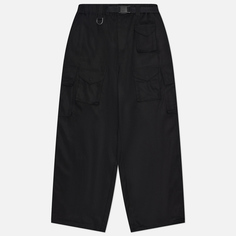Мужские брюки Y-3 Washed Twill Cargo, цвет чёрный, размер S