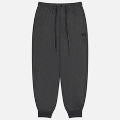 Мужские брюки Y-3 Wool Flannel Cuffed Joggers, цвет серый, размер S