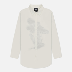 Мужская рубашка Y-3 Graphic Ultraviolet Color, цвет белый, размер S