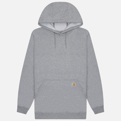 Мужская толстовка Carhartt Loose Fit Midweight Hoodie, цвет серый, размер S