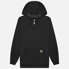 Мужская толстовка Carhartt Loose Fit Midweight Full-Zip Hoodie, цвет серый, размер S
