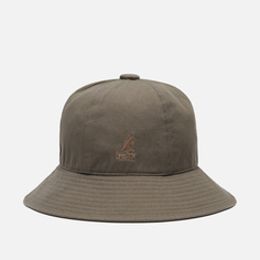 Панама Kangol Washed Casual, цвет оливковый, размер M