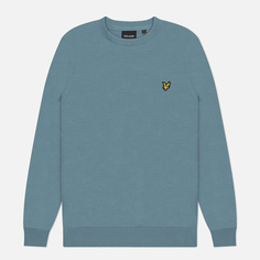 Мужской свитер Lyle & Scott Cotton Crew Neck Regular Fit, цвет голубой, размер S
