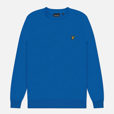 Мужской свитер Lyle & Scott Cotton Crew Neck Regular Fit, цвет синий, размер S