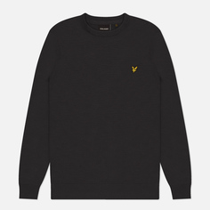 Мужской свитер Lyle & Scott Cotton Crew Neck Regular Fit, цвет серый, размер S