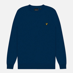 Мужской свитер Lyle & Scott Cotton Crew Neck Regular Fit, цвет синий, размер S