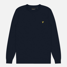 Мужской свитер Lyle & Scott Cotton Crew Neck Regular Fit, цвет синий, размер S