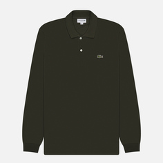 Мужской лонгслив Lacoste L 13.12., цвет оливковый, размер S