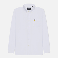 Мужская рубашка Lyle & Scott Light Weight Oxford Regular Fit, цвет белый, размер S