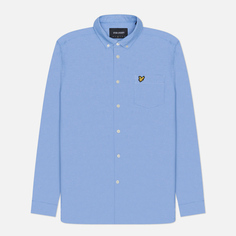 Мужская рубашка Lyle & Scott Light Weight Oxford Regular Fit, цвет голубой, размер M