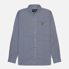 Мужская рубашка Lyle & Scott Shepherd Check, цвет синий, размер S