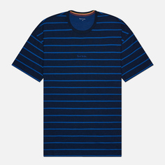 Мужская футболка Paul Smith Relax Logo Stripe, цвет синий, размер S
