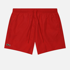 Мужские шорты Lacoste Light Quick-Dry Swim, цвет красный, размер S