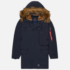 Мужская куртка парка Alpha Industries N-3B Alpine Gen II, цвет синий, размер S