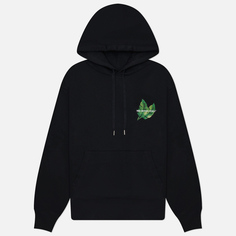 Мужская толстовка MKI Miyuki-Zoku Leaf Hoodie, цвет чёрный, размер S