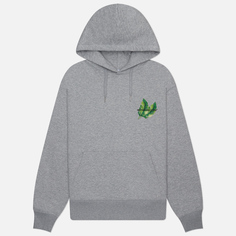 Мужская толстовка MKI Miyuki-Zoku Leaf Hoodie, цвет серый, размер S
