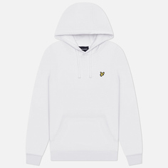 Мужская толстовка Lyle & Scott Hoodie Regular Fit, цвет белый, размер S