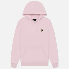 Мужская толстовка Lyle & Scott Hoodie Regular Fit, цвет розовый, размер S