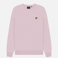 Мужская толстовка Lyle & Scott Crew Neck Regular Fit, цвет розовый, размер S