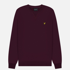 Мужская толстовка Lyle & Scott Crew Neck Regular Fit, цвет бордовый, размер S
