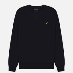 Мужская толстовка Lyle & Scott Crew Neck Regular Fit, цвет чёрный, размер S