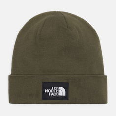 Шапка The North Face Dock Worker Recycled, цвет оливковый