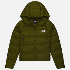 Женский пуховик The North Face Hyalite Down Hooded, цвет оливковый, размер XS