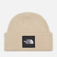 Шапка The North Face Explore, цвет бежевый